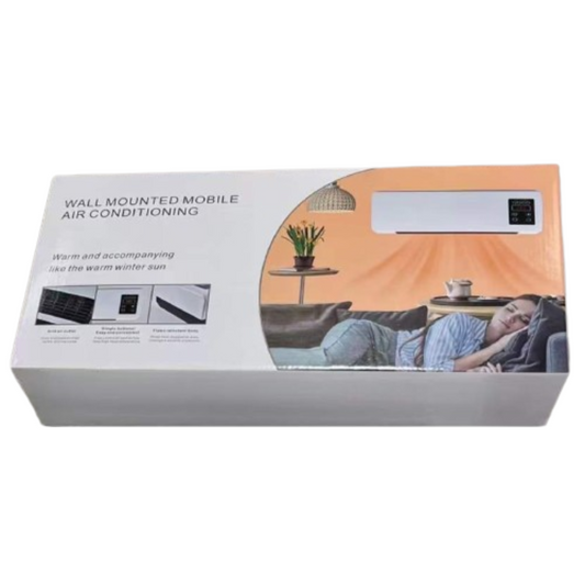 Aire acondicionado y calentador eléctrico portátil 2 en 1, calefacción y refrigeración para dormitorio con control remoto